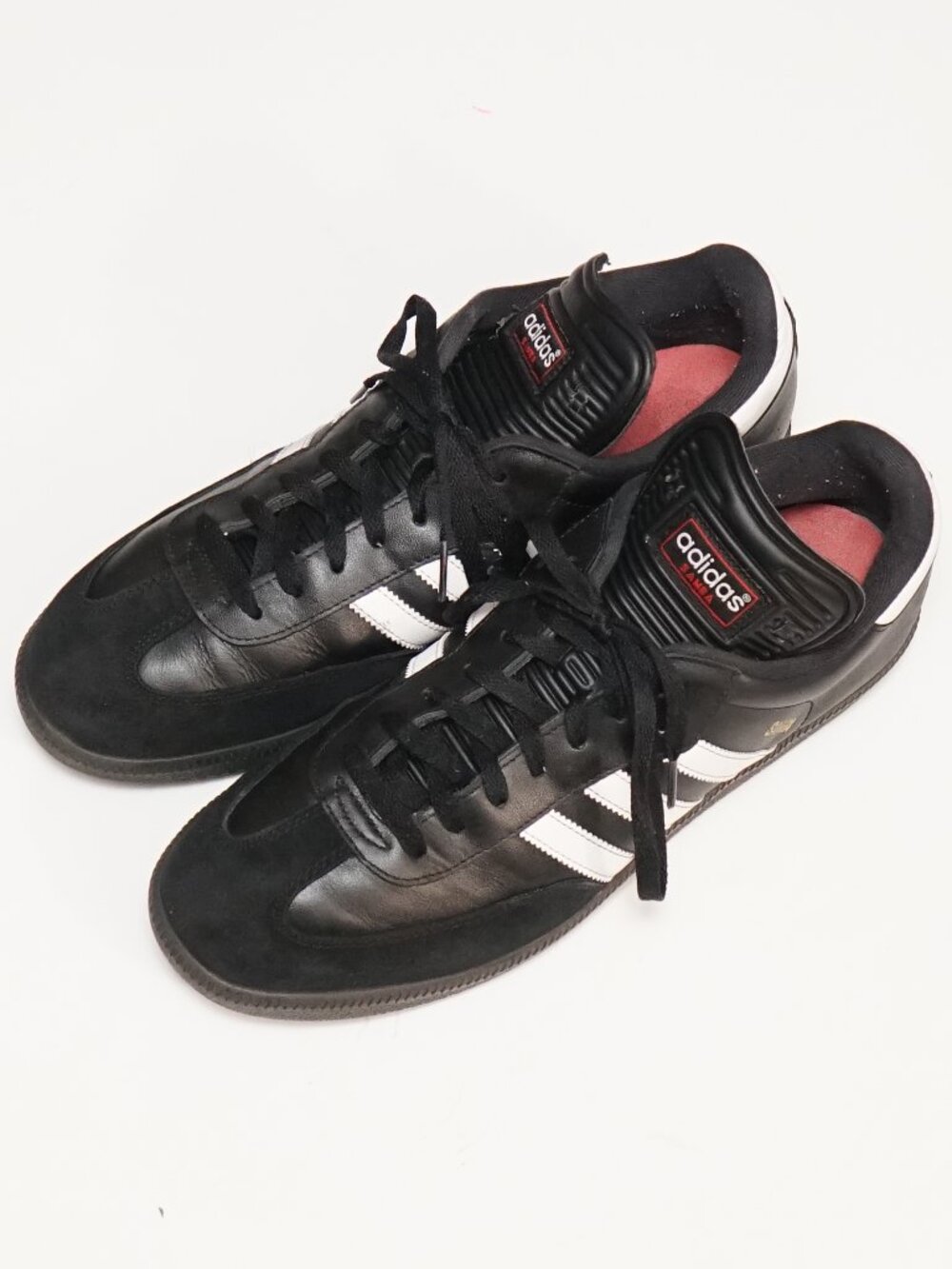Adidas Samba OG Black White Gum Sneakers Men US 12 Leather